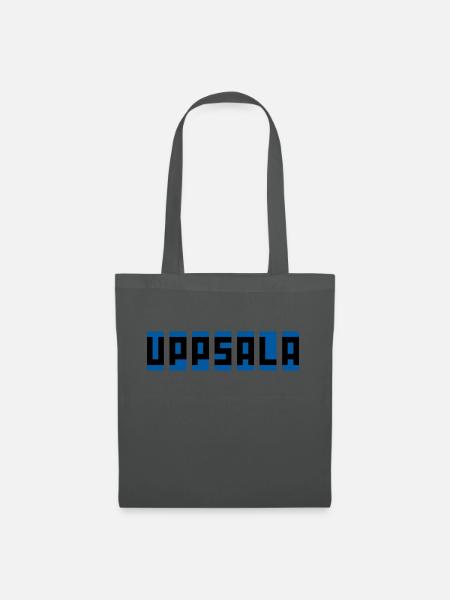 Uppsala blau-schwarz - Stoffbeutel - Graphite