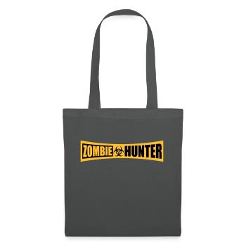zombie hunter Halloween quote - Tote Bag - graphite grey - Front