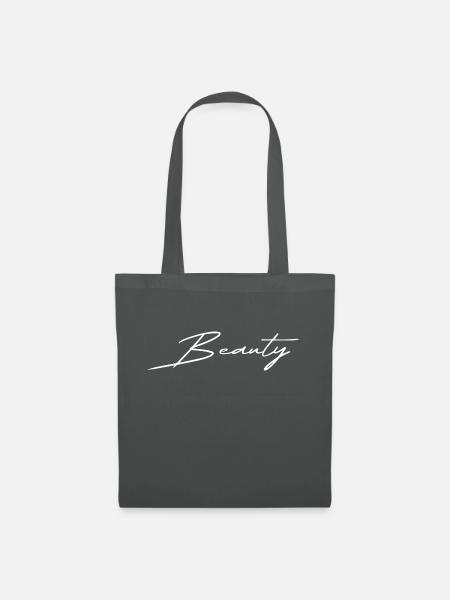 Beauty white - Stoffbeutel - Graphite