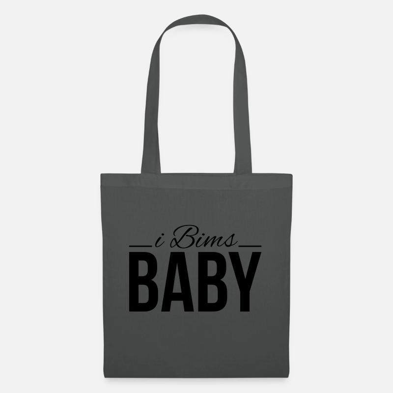 i bims baby - Stoffbeutel - Graphite