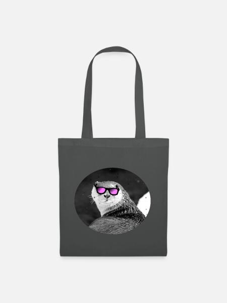 Otter Sonnenbrille Fischotter - Stoffbeutel - Graphite