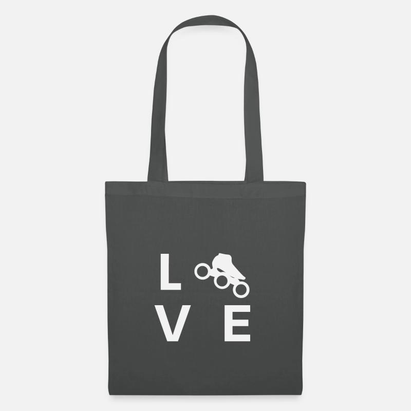 Speedskating Liebe - Stoffbeutel - Graphite
