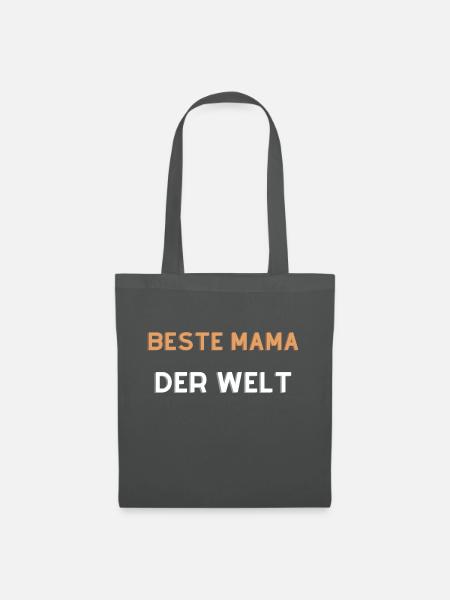 Beste Mama der Welt - Stoffbeutel - Graphite