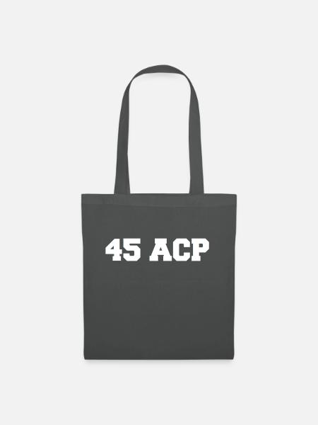 Just 45ACP white - Stoffbeutel - Graphite