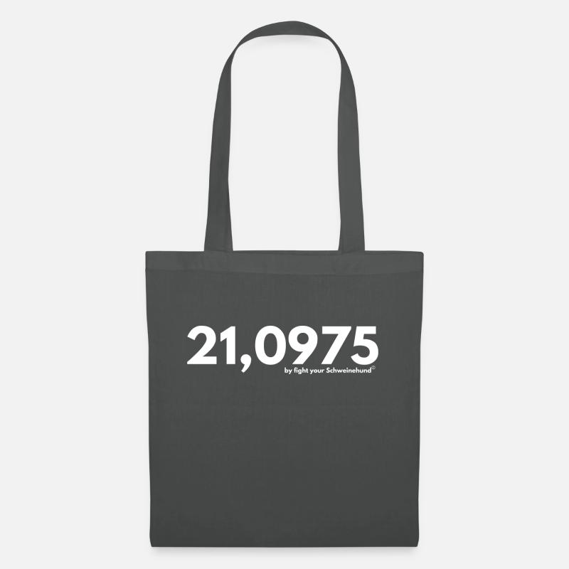Halbmarathon-Shirt - Stoffbeutel - Graphite