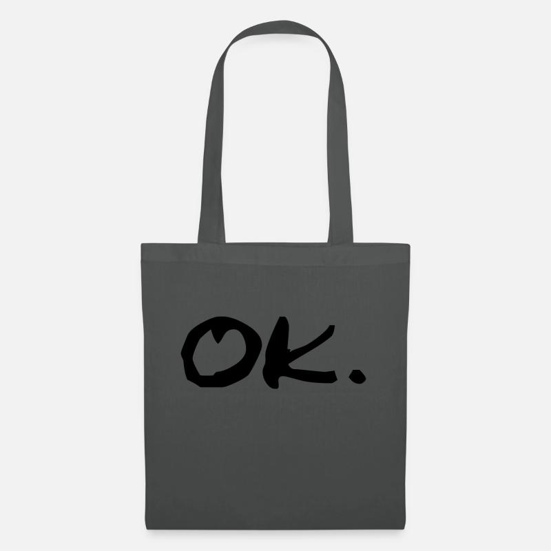 ok - Stoffbeutel - Graphite