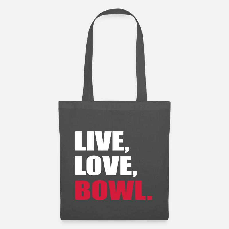 Bowling - Stoffbeutel - Graphite