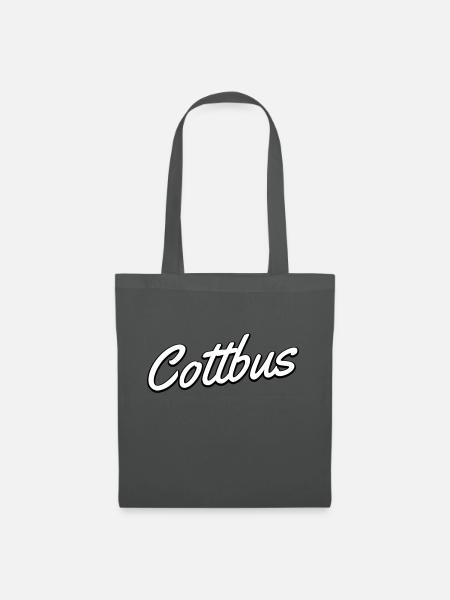 Cottbus Sprüche Geschenk - Stoffbeutel - Graphite