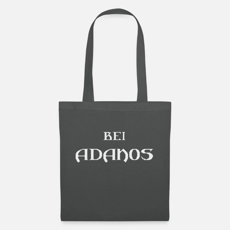 BEI ADANOS - Gothic Spruch T-Shirt - Stoffbeutel - Graphite