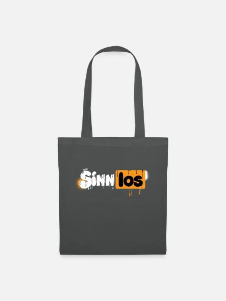 Sinnlos Statement Lettering - Stoffbeutel - Graphite