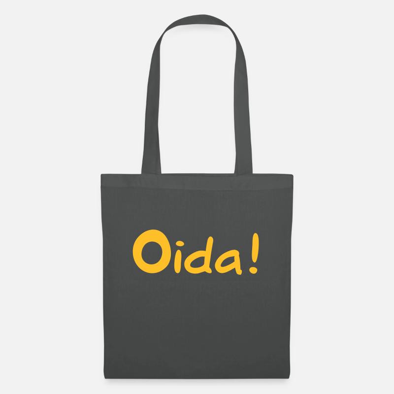 Oida - Österreich - Stoffbeutel - Graphite