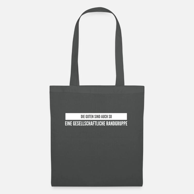 Lustiger Spruch - Stoffbeutel - Graphite