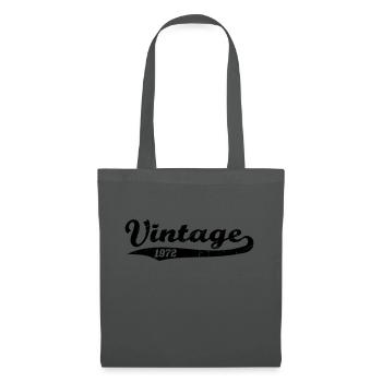 Vintage 1972 - Tote Bag - graphite grey - Front