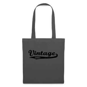 Vintage 2005 - Tote Bag - graphite grey - Front