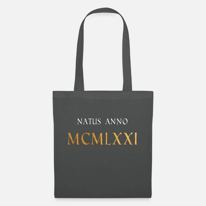 MCMLXXI 1971 - Stoffbeutel - Graphite