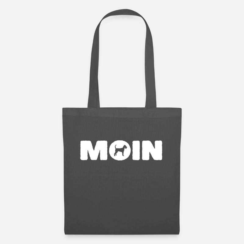 Moin - Irish Terrier - Stoffbeutel - Graphite