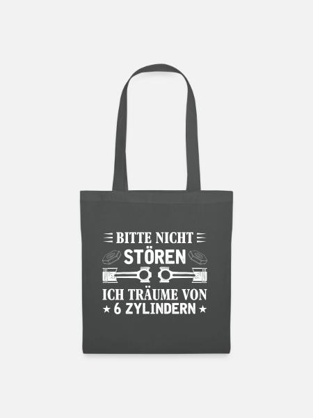 6 Zylinder Tuner Tuning V6 - Stoffbeutel - Graphite