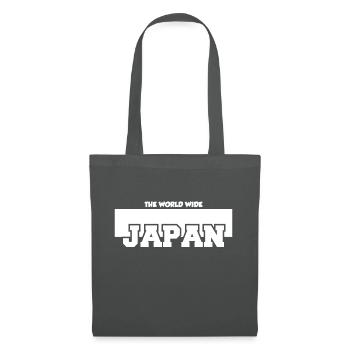 Japan Minimal Typography - Tote Bag - graphite grey - Front