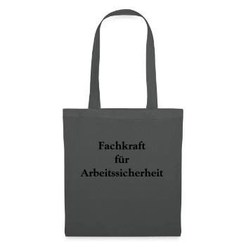 Fachkraft für Arbeitssicherheit - Stoffbeutel - Graphite - Vorne