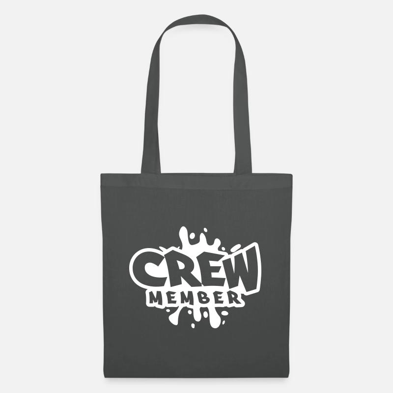 crew member klecks - Stoffbeutel - Graphite