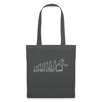 Hurdles Athletics Gift Hurdler - Tote Bag - graphite grey - Front