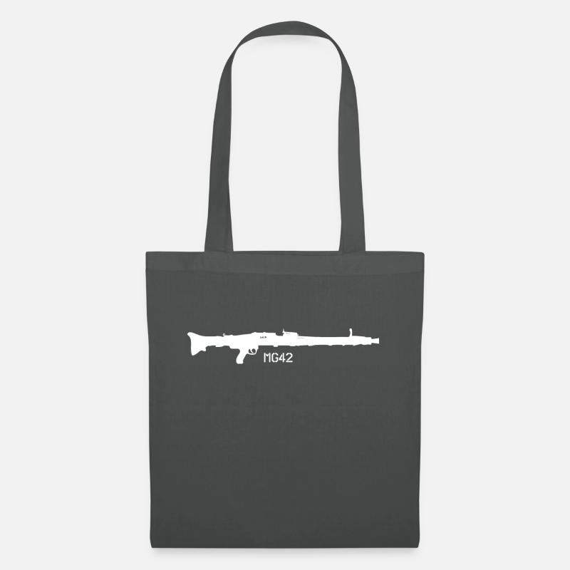 Machine gun MG 42 - weapons Second World War - Tote Bag - graphite grey