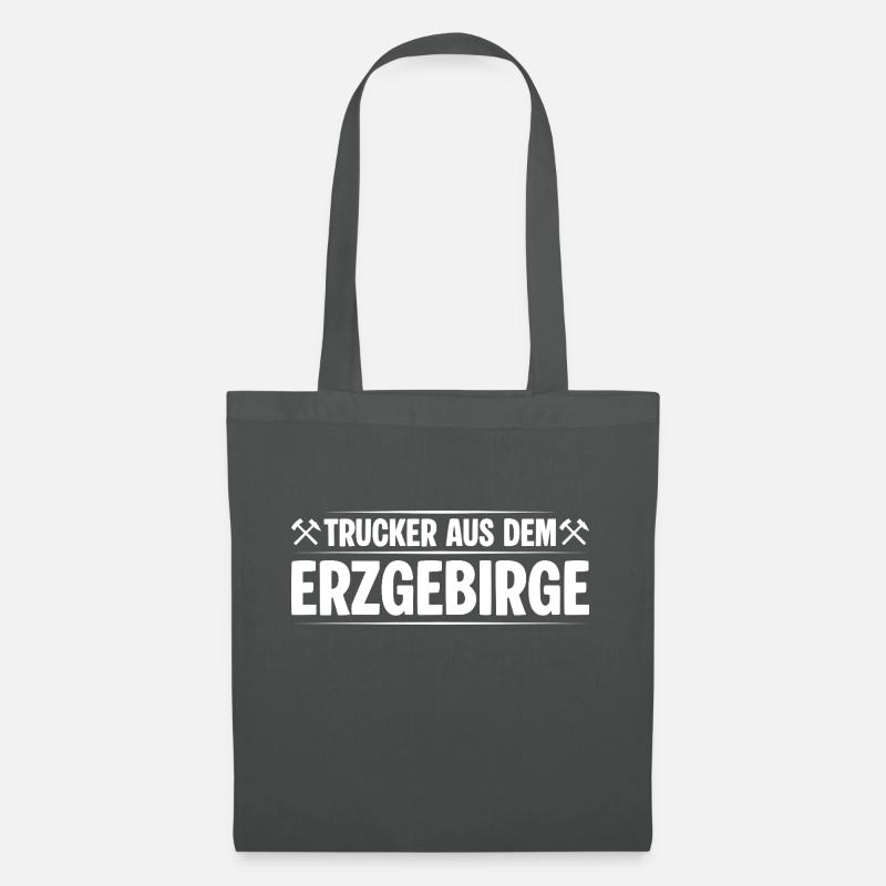 Trucker Erzgebirge - Stoffbeutel - Graphite