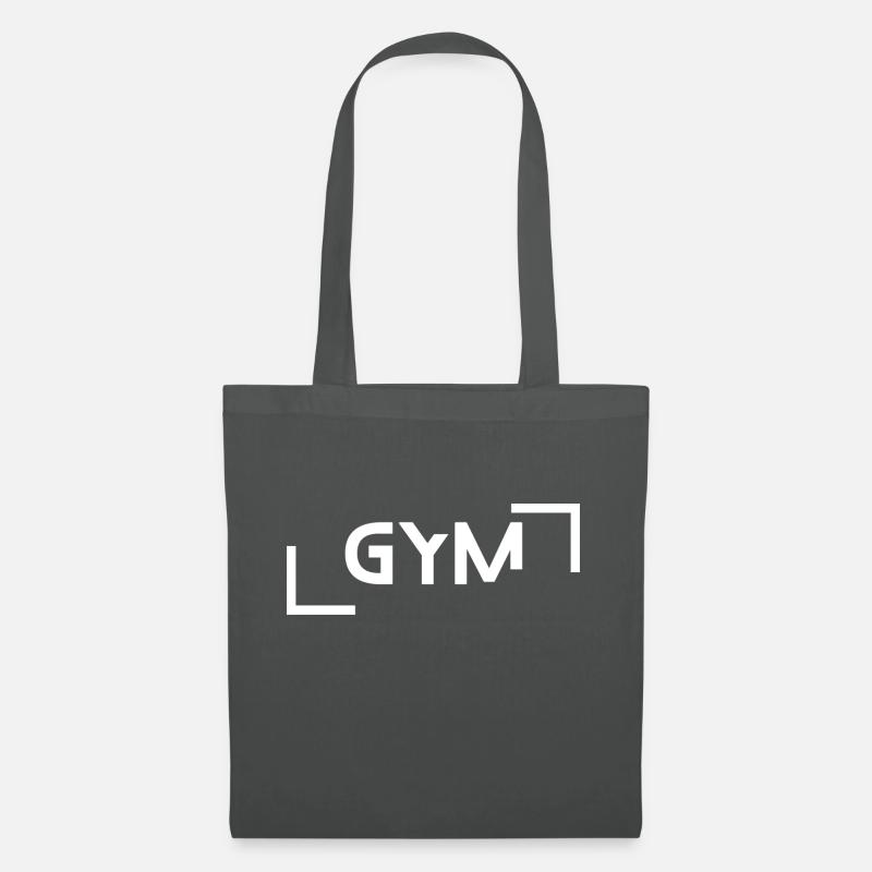 Fitnessstudio - Stoffbeutel - Graphite