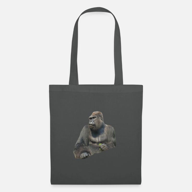 Gorilla - Stoffbeutel - Graphite