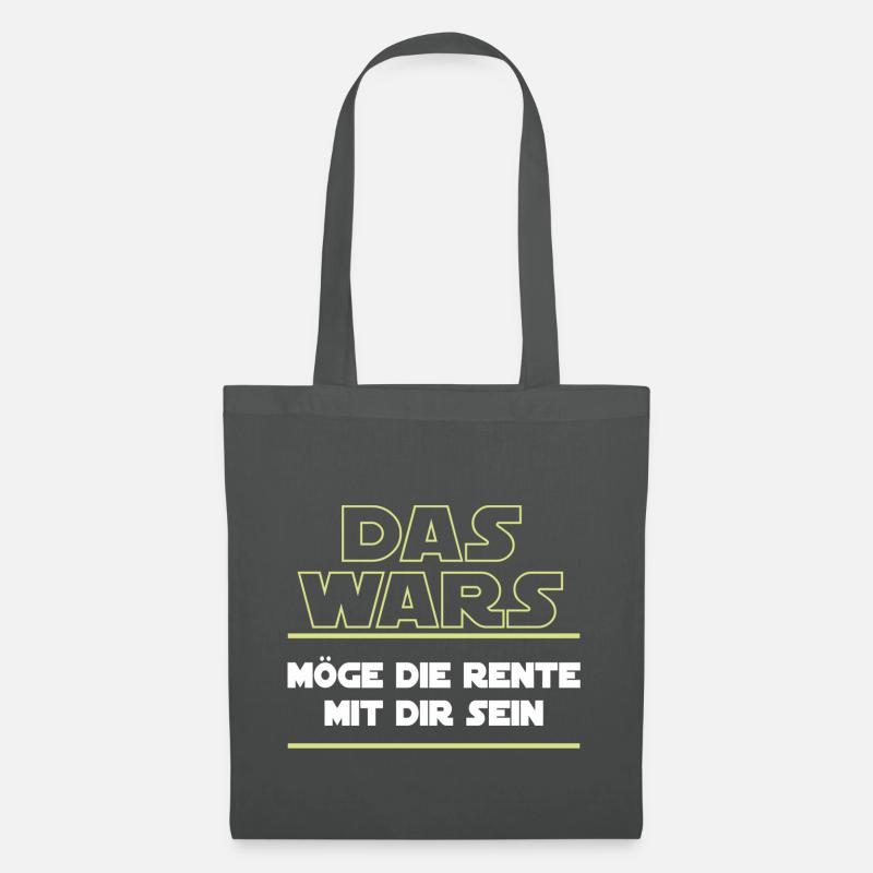 Das wars Rente star - Stoffbeutel - Graphite