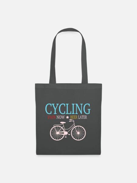 Fahrrad - Stoffbeutel - Graphite