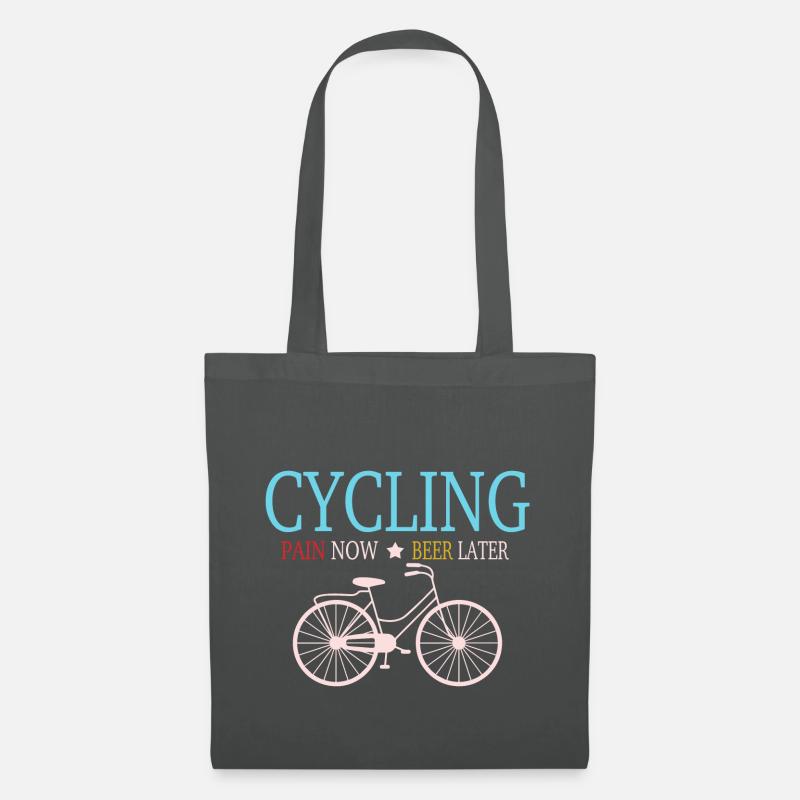 Fahrrad - Stoffbeutel - Graphite