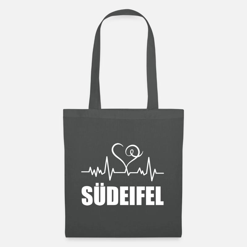 Heartbeat Südeifel - Stoffbeutel - Graphite
