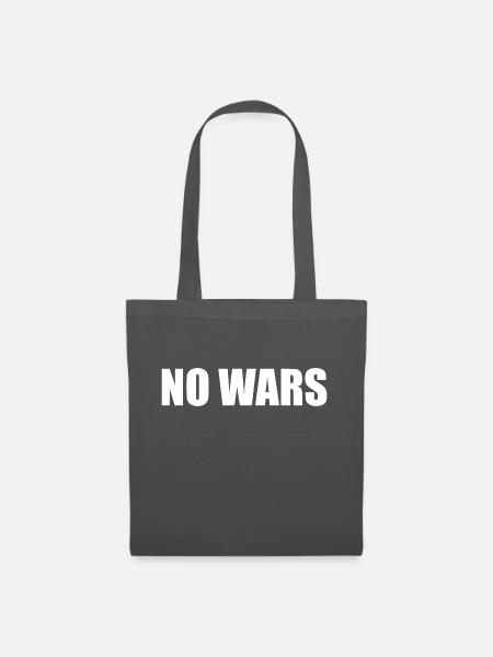 no wars - Stoffbeutel - Graphite