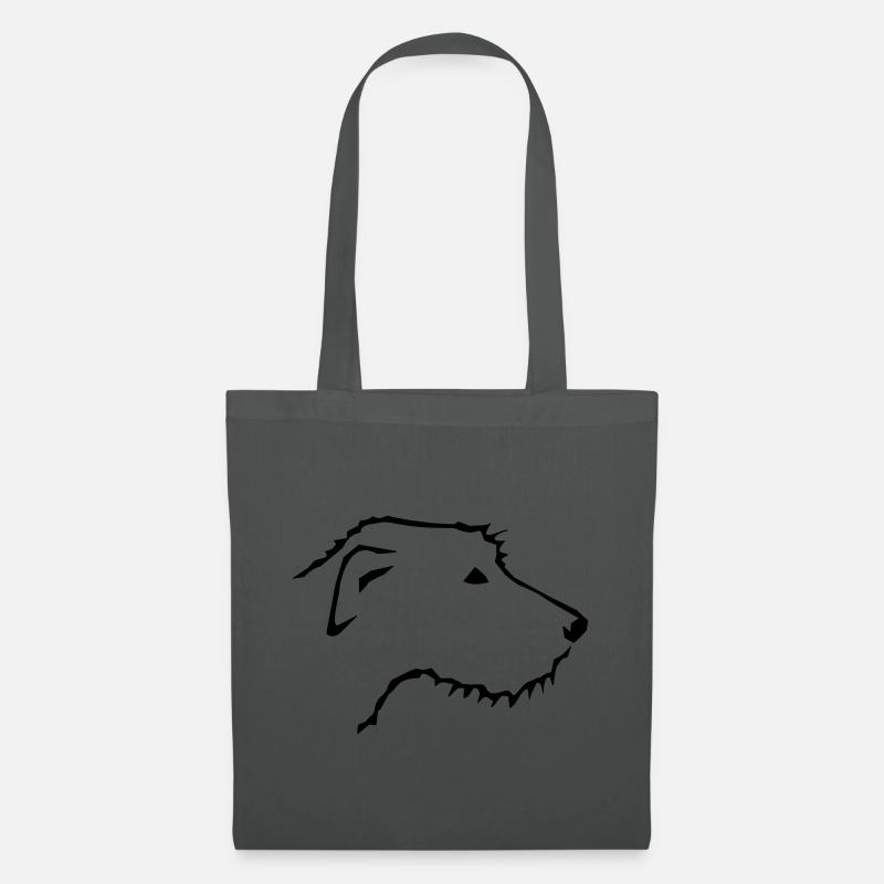 Irish Wolfhound - Stoffbeutel - Graphite
