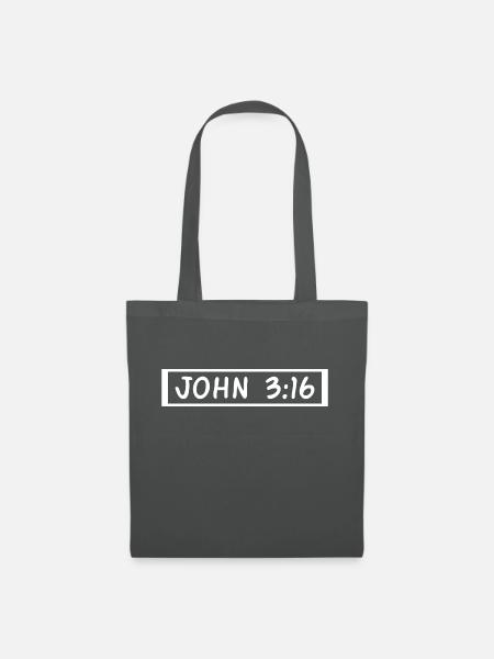 Johannes 316 - Stoffbeutel - Graphite