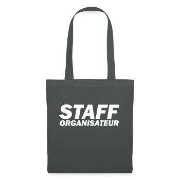 staff - Sac en tissu - gris graphite - Devant