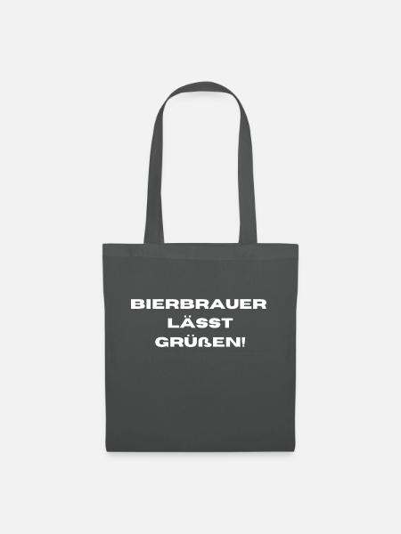 Bierbrauer lässt grüßen - Stoffbeutel - Graphite