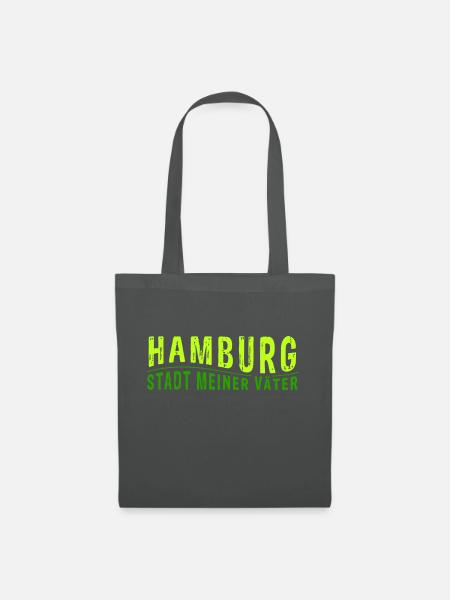 HAMBURG STADT MEINER VÄTER (Vectorgrafik) - Stoffbeutel - Graphite