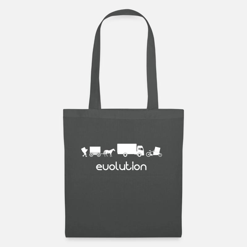 Évolution du transport de la roue de chargement - Sac en tissu - gris graphite