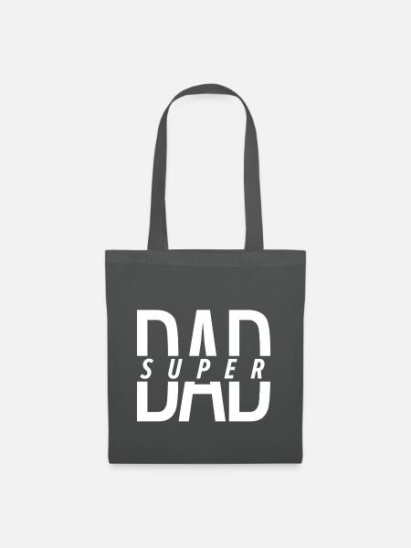 super dad - Stoffbeutel - Graphite