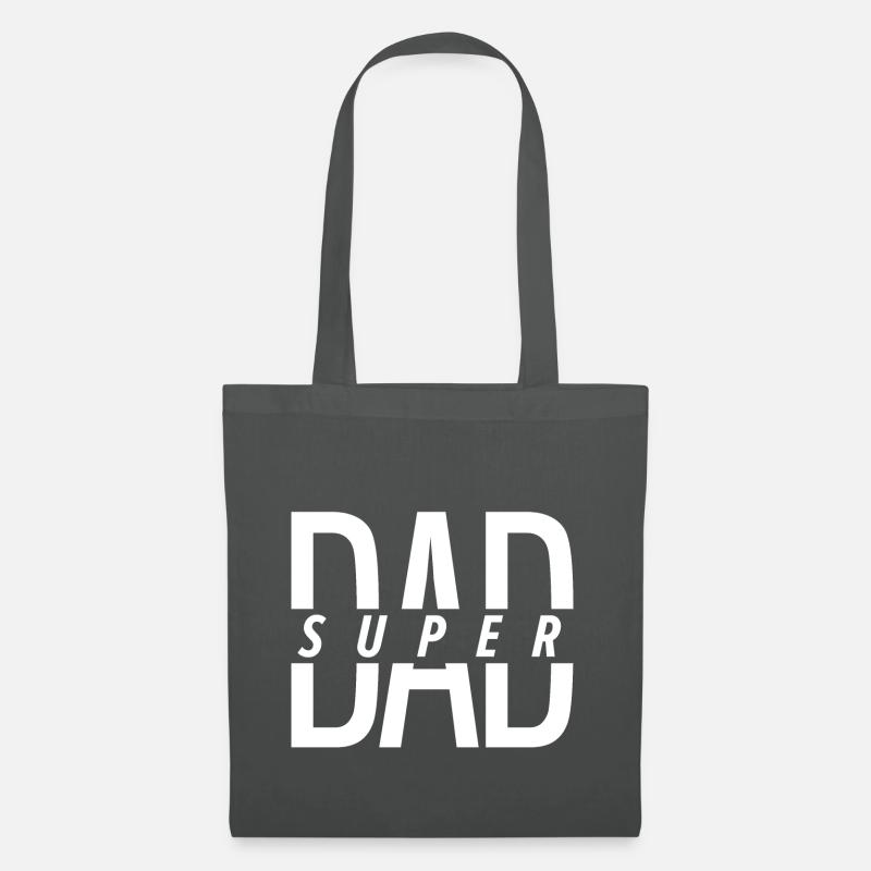 super dad - Stoffbeutel - Graphite