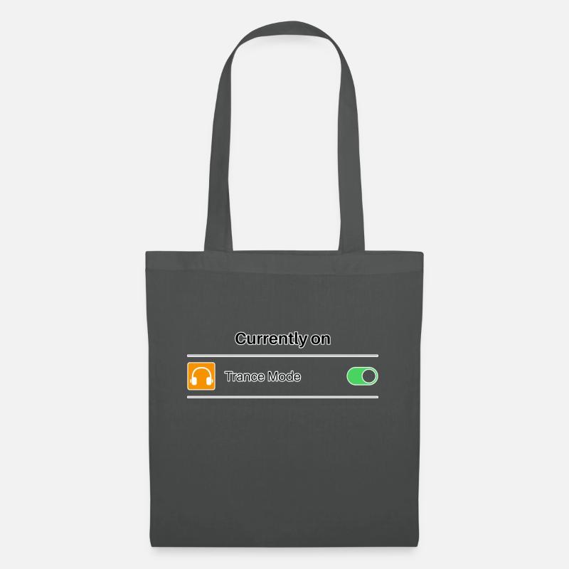 trance mode - Stoffbeutel - Graphite