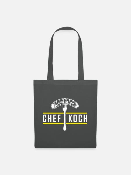 Chefkoch Wurst - Stoffbeutel - Graphite