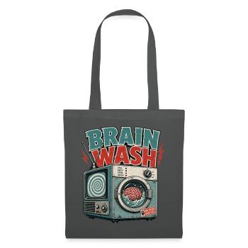 BRAIN WASH MACHINE - Stoffbeutel - Graphite - Vorne