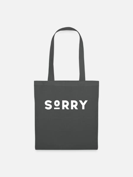 Sorry - Stoffbeutel - Graphite