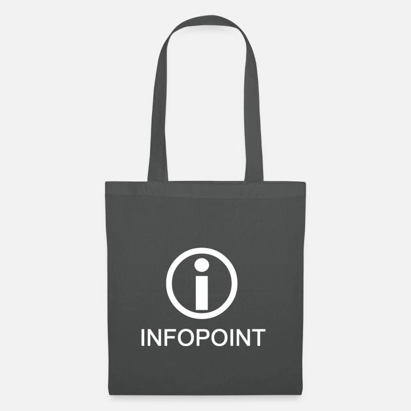 Infopoint Shirt - Stoffbeutel - Graphite