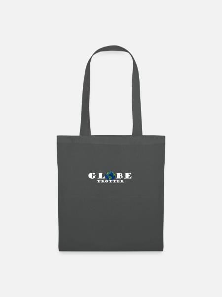 Globetrotter Reisen Geschenkidee - Stoffbeutel - Graphite