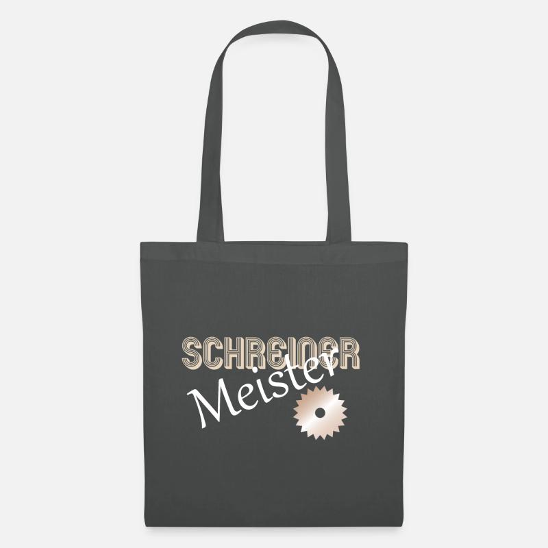 Schreinermeister - Stoffbeutel - Graphite