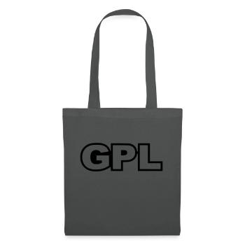 GPL - Sac en tissu - gris graphite - Devant